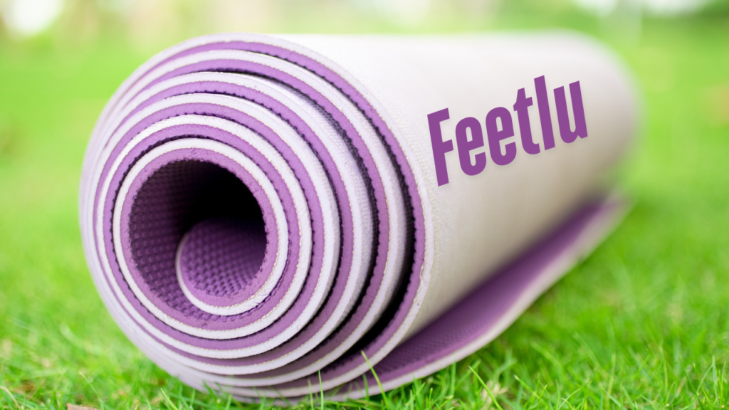 Yoga mat with strap
